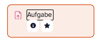 Kachel der ByCS-Aktivität Aufgabe.
